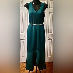 Sweet Storm Teal Hunter Green Dress